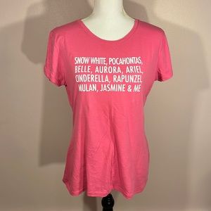 Disney Princess Pink Graphic T-shirt